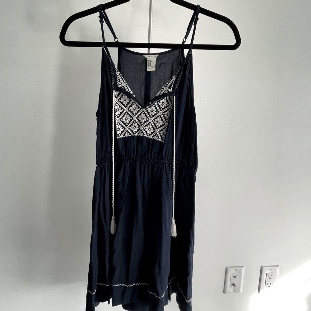 Forever 21 light weight blue dress